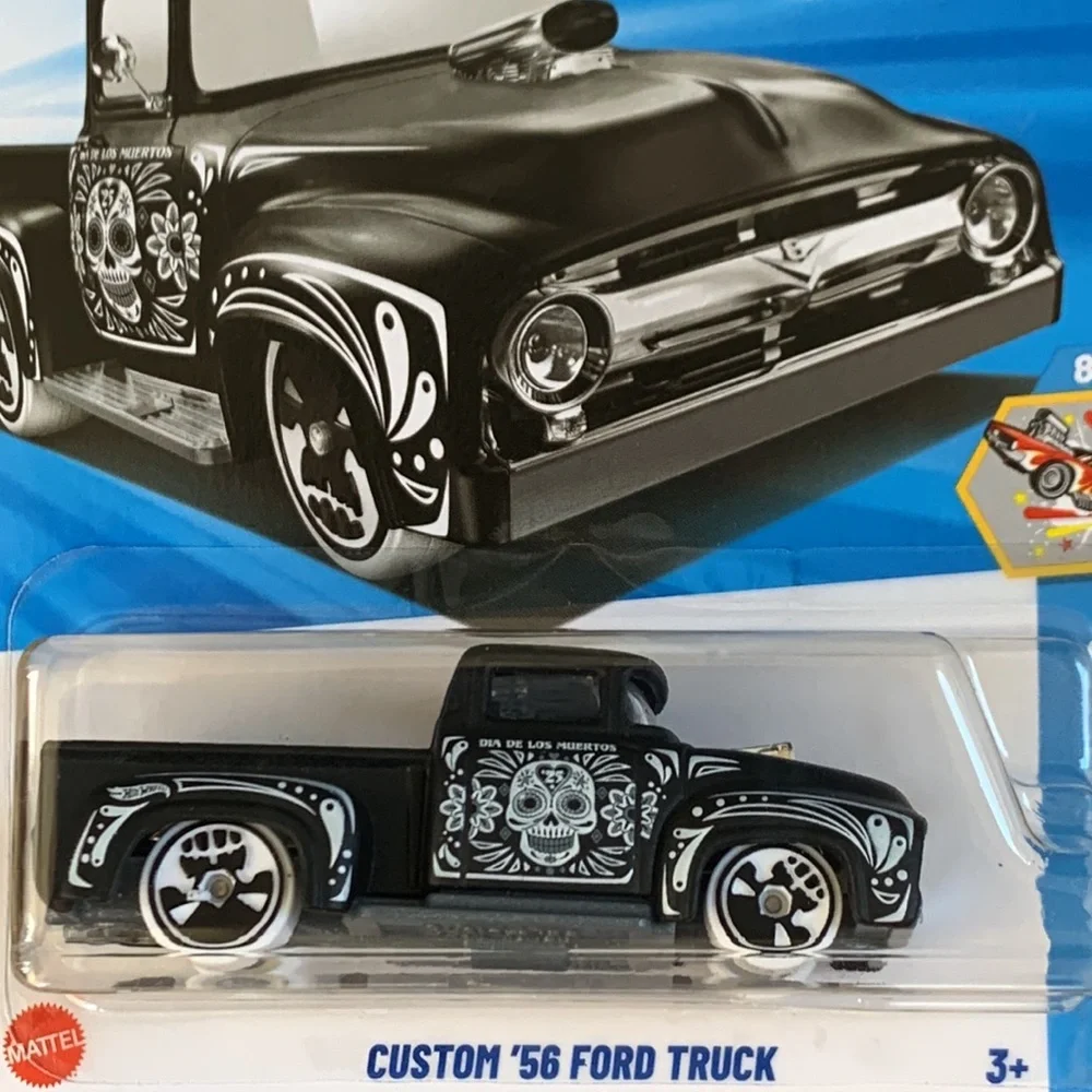 Custom 56 Ford Truck 1956 Pick Up Day of Dead Hot Wheels DIA DE LOS MUERTOS 2025